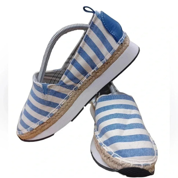 United Colors Of Benetton Espadrilles  Blue And White Size 36 - Picture 1 of 8